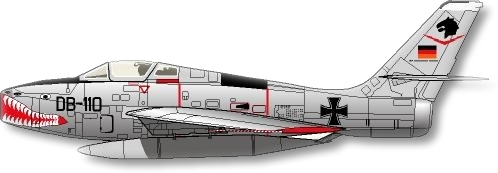 DB-110 F-84F des JaboG 32